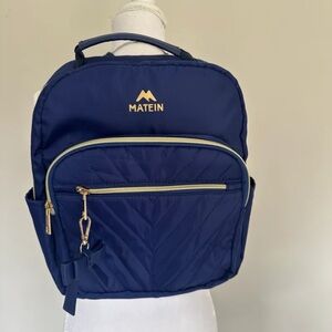 Matein Small Backpack Purse Multiple compartments USB Port Padded laptop Area